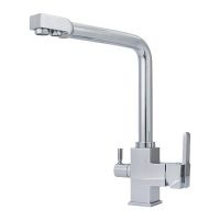 FABIANO Смеситель для кухни на две воды двухрычажный FKM 31 Chrome (8231.402.0384)